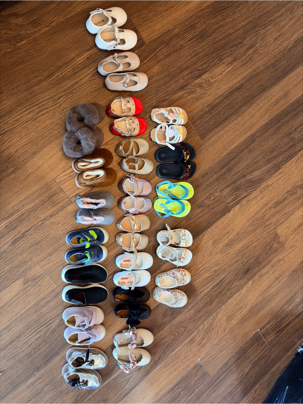 Zara Beige and Neutral Baby Mary Jane Shoes Pack